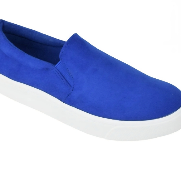 Soda Women's Royal Blue Slip-On Flats - Picture 6 of 10